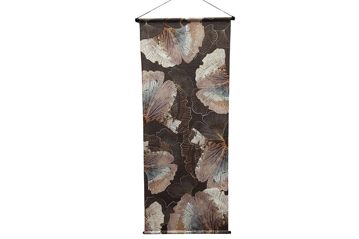 TA7051 - KAKEMONO SUEDINE GINKGO CANVAS - GALERIE