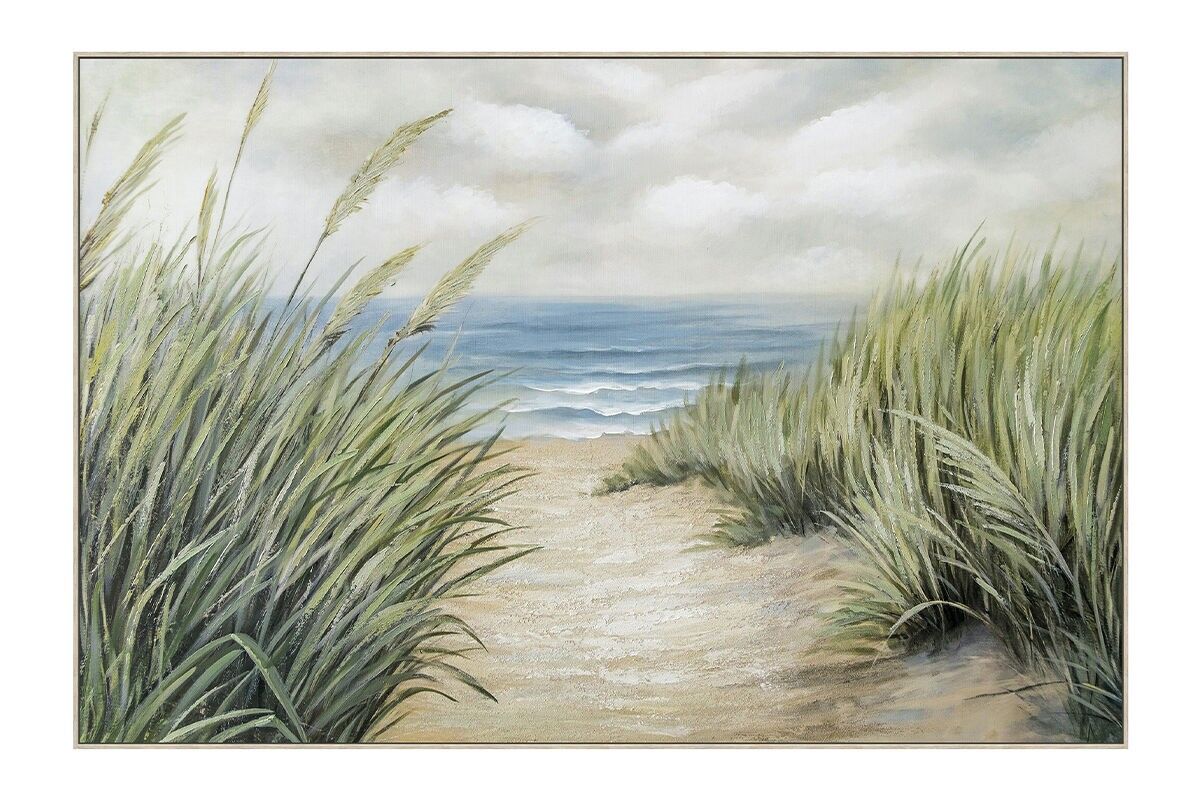 TA7088 - PINTURA DE PAISAJE DE PLAYA - GALERÍA