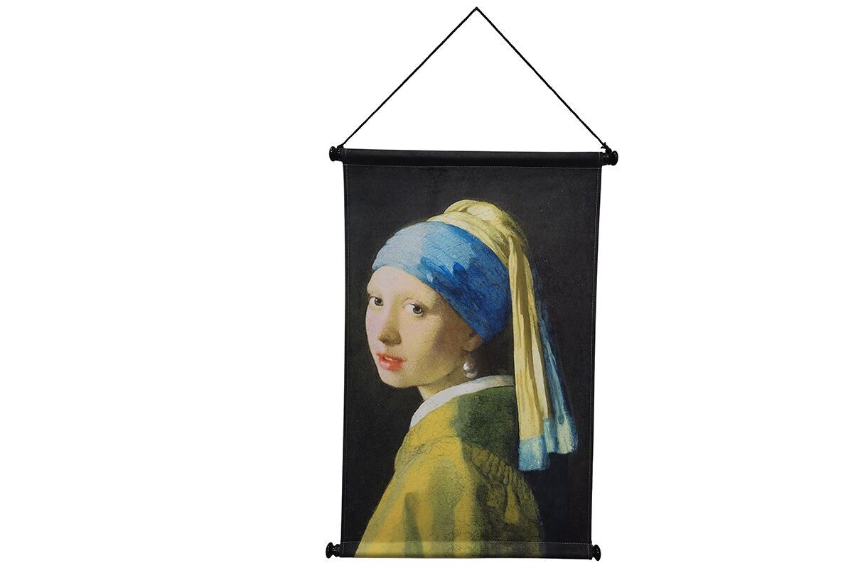 TA7096 - MÄDCHEN MIT PERLENOHRRINGEN KAKEMONO CANVAS - GALERIE