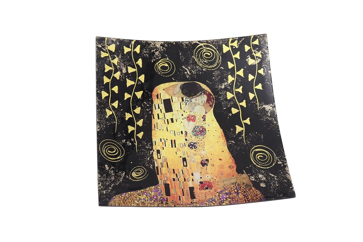 PIATTO QUADRATO IL BACIO G.KLIMT - ACAPULCO