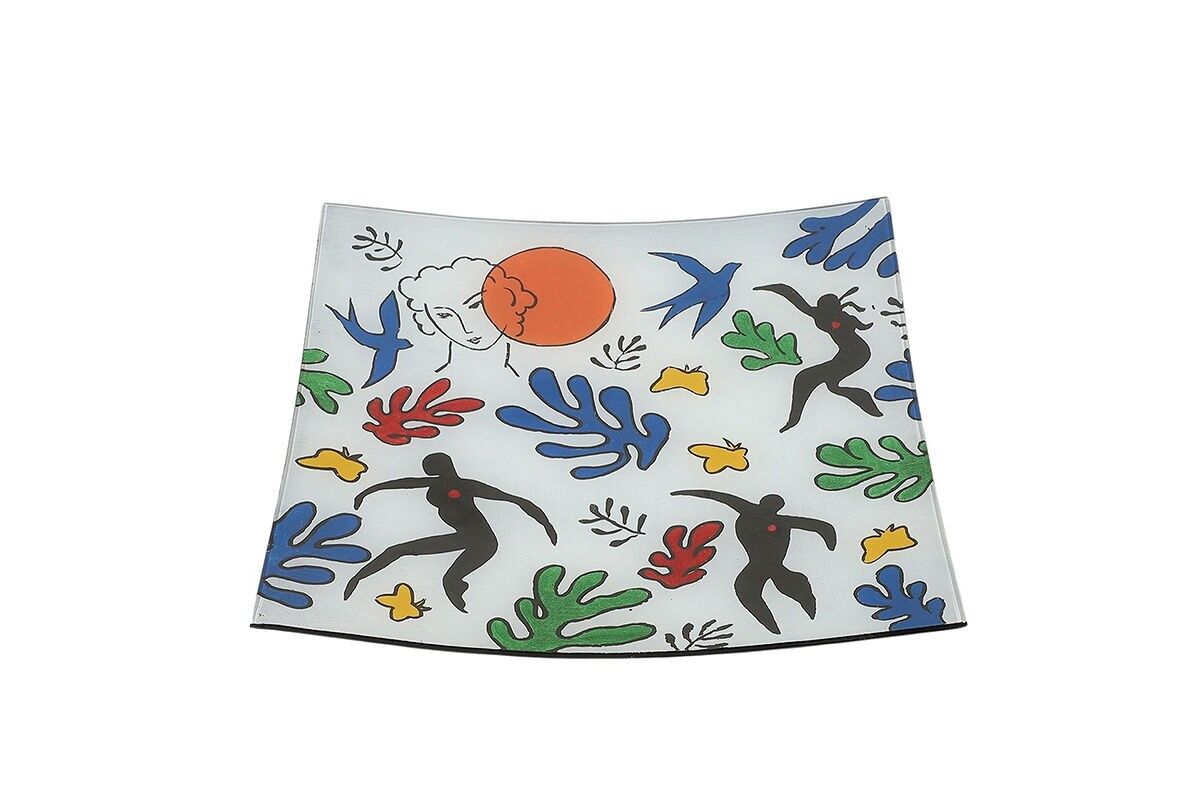 PIATTO QUADRATO IN VETRO MATISSE SPIRIT - ACAPULCO