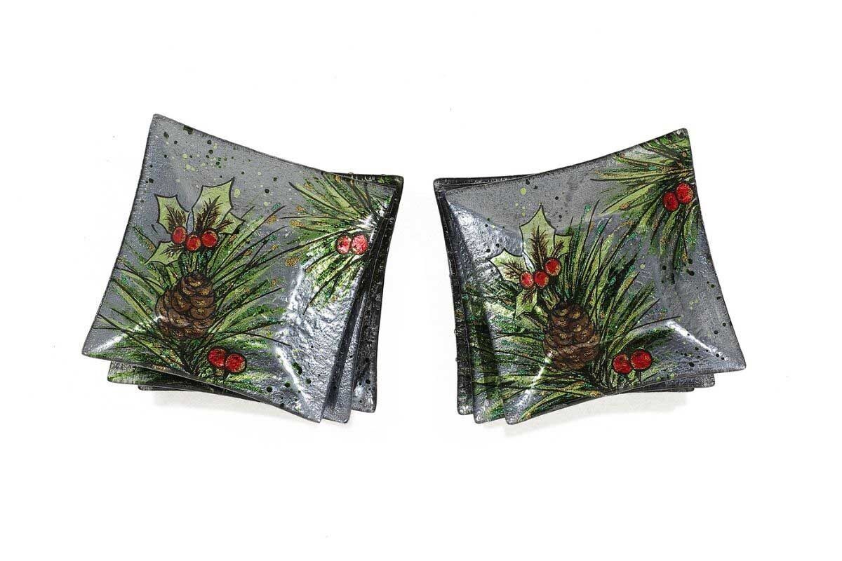 TAZZE QUADRATE IN PINO - ACAPULCO