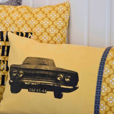 Housse de coussin Karl jaune