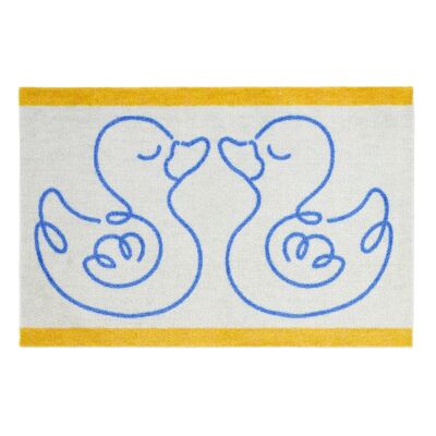 Patos lineales para baño con estampado de nailon Dip & Drip