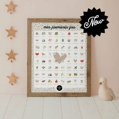Póster "Mis primeras veces" - Osito de peluche