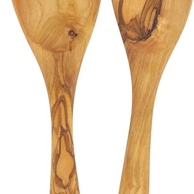 Olive wood salad servers 30cm