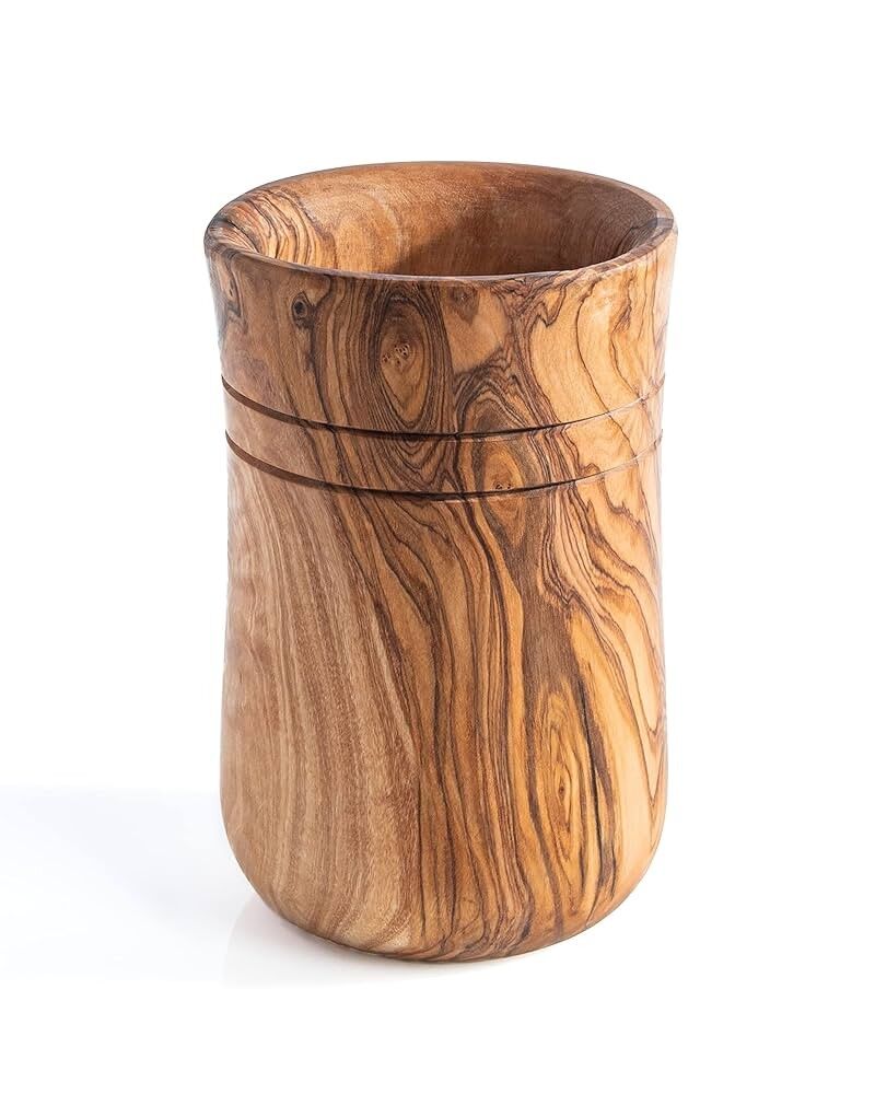 Vassoio portaposate in legno d'ulivo - Naturale ed elegante