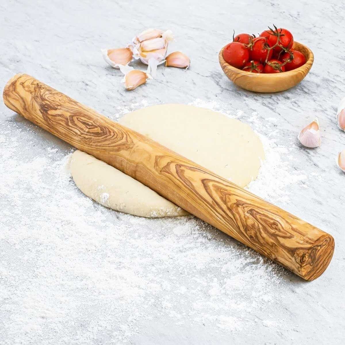 Rotella per pizza 40 cm in legno d'ulivo Tradizione ed eleganza