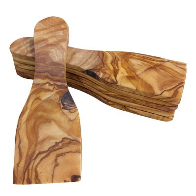 Espátula para raclette de madera de olivo de 17 cm