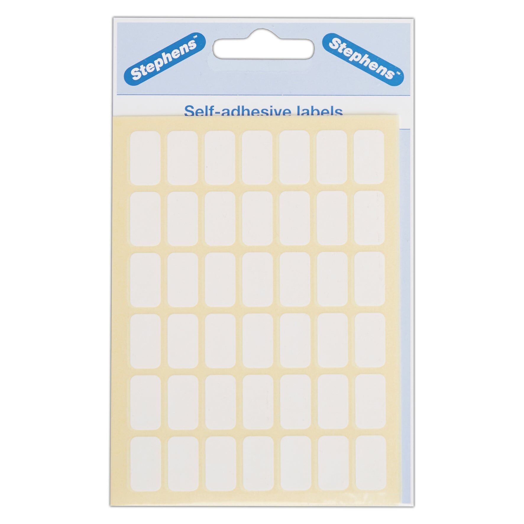 Etichette autoadesive bianche Stephens, 9 x 16, ideali per tabelle premi, imballaggi, etichettatura, organizzazione, abbellimento di superfici tra cui carta, legno, plastica e altro ancora.