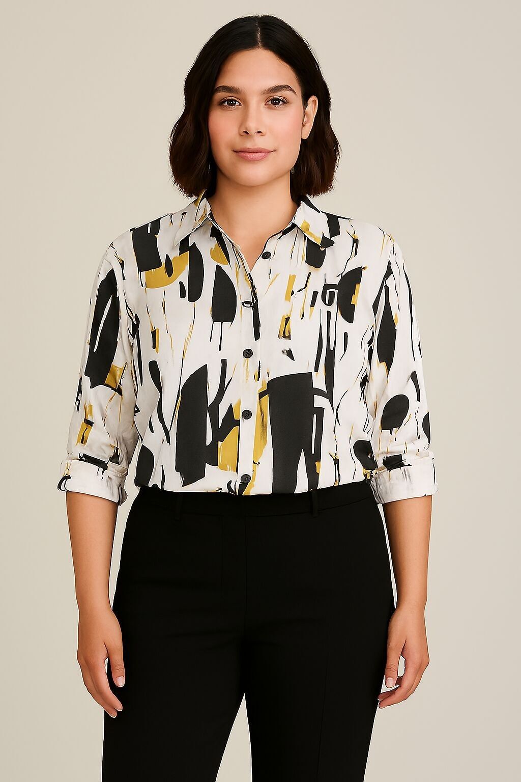 Chemise imprimée artistique – Réf.A931