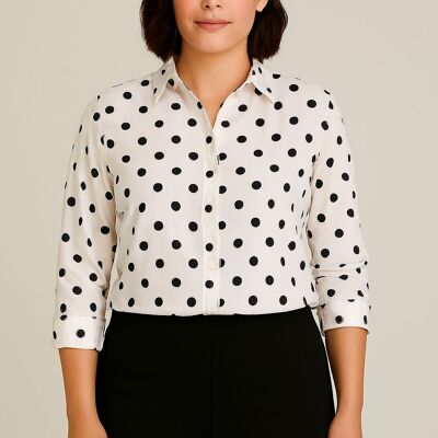 Chemise à manches longues femme – Réf.A924 – 100% coton
