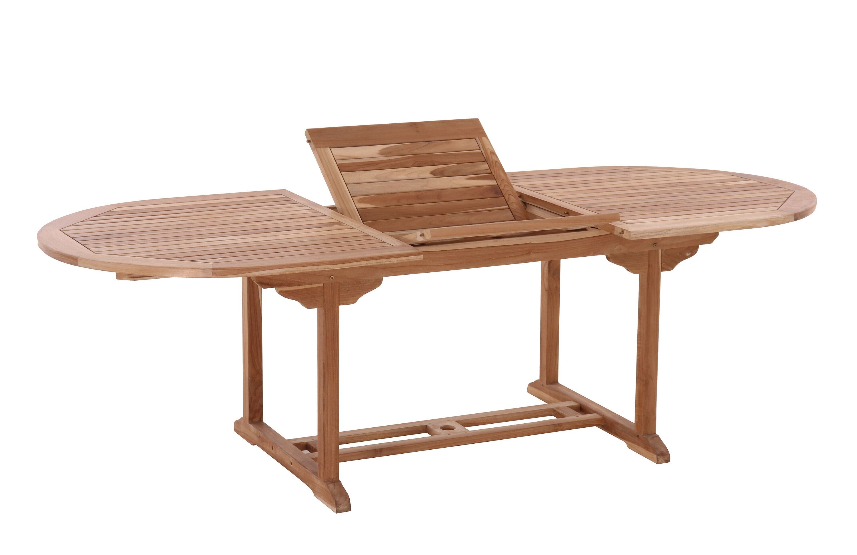 Mit Papillon-Tiroir, ausziehbar bis zu 240 cm