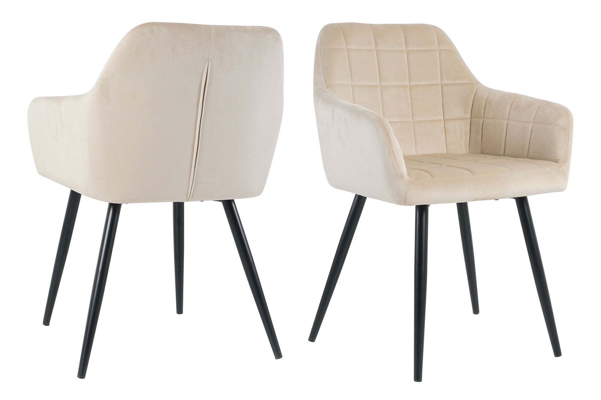 Mit Matelassage Carré im Inneren, Kuvertüre Beige