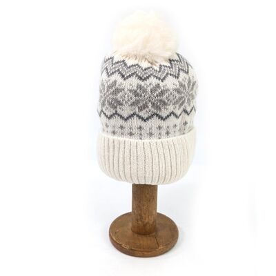 Cappello nordico soffice - Bianco