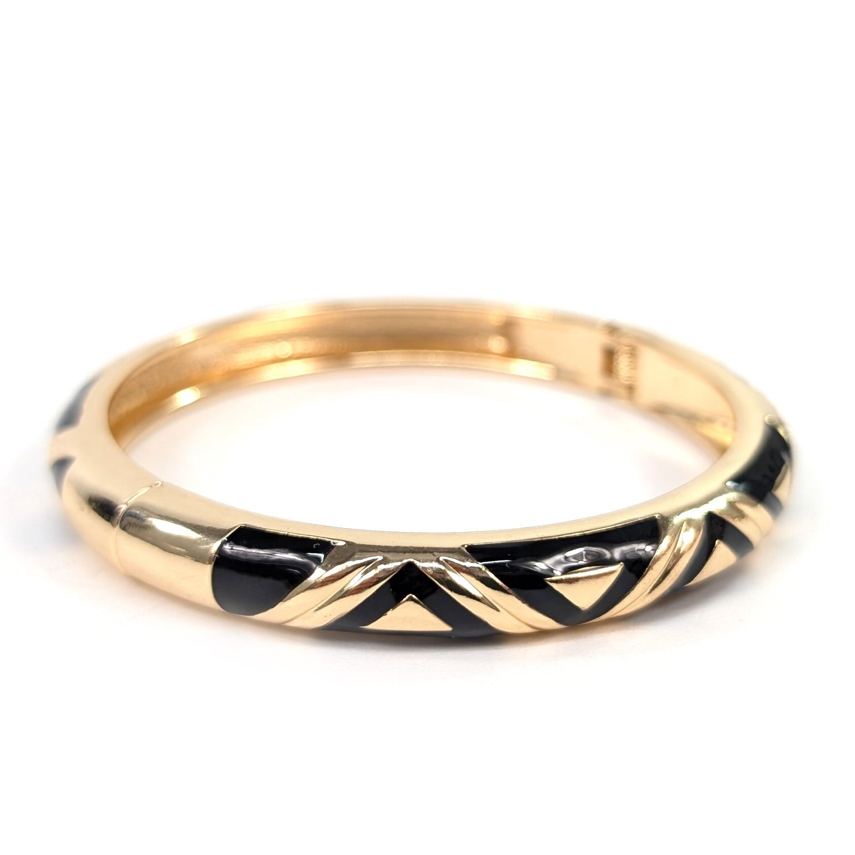 Braccialetto Triangles (in confezione regalo) - Nero