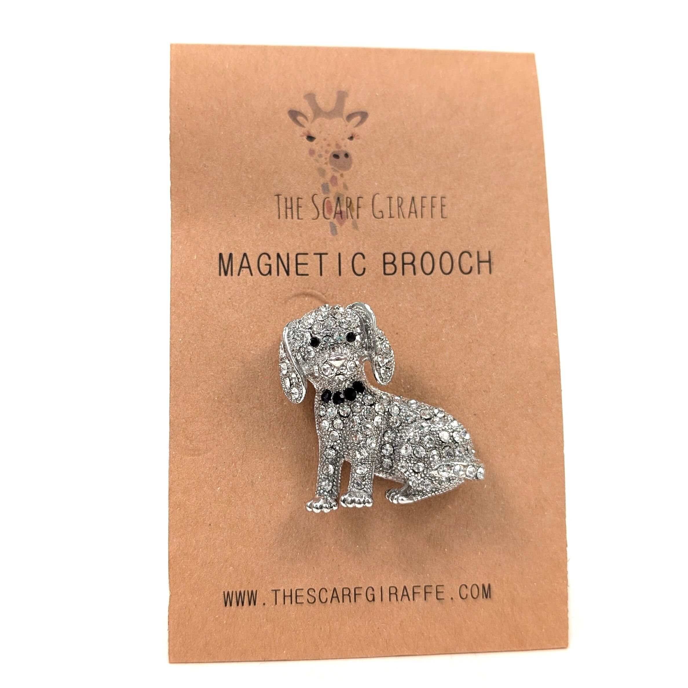 Spilla magnetica - Cane seduto