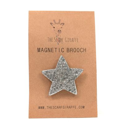 Broche magnético - Estrella brillante