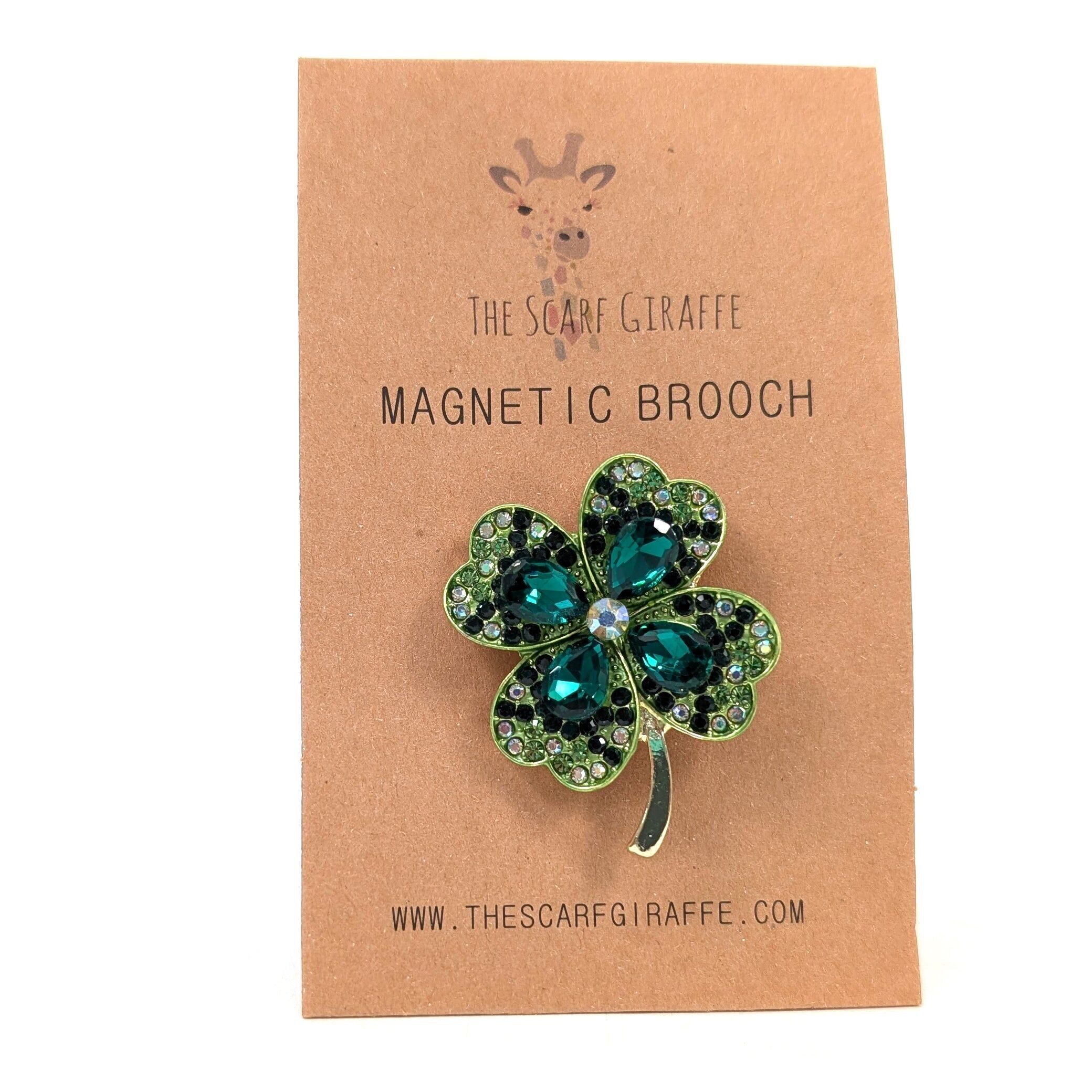 Spilla magnetica - Favoloso quadrifoglio