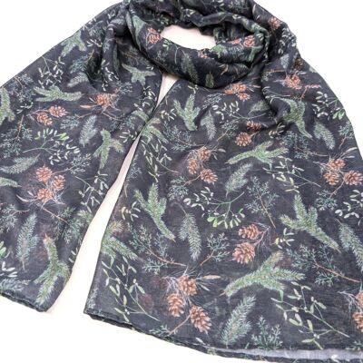 Fir Cone Scarf (70x180cm) - Exclusive Design