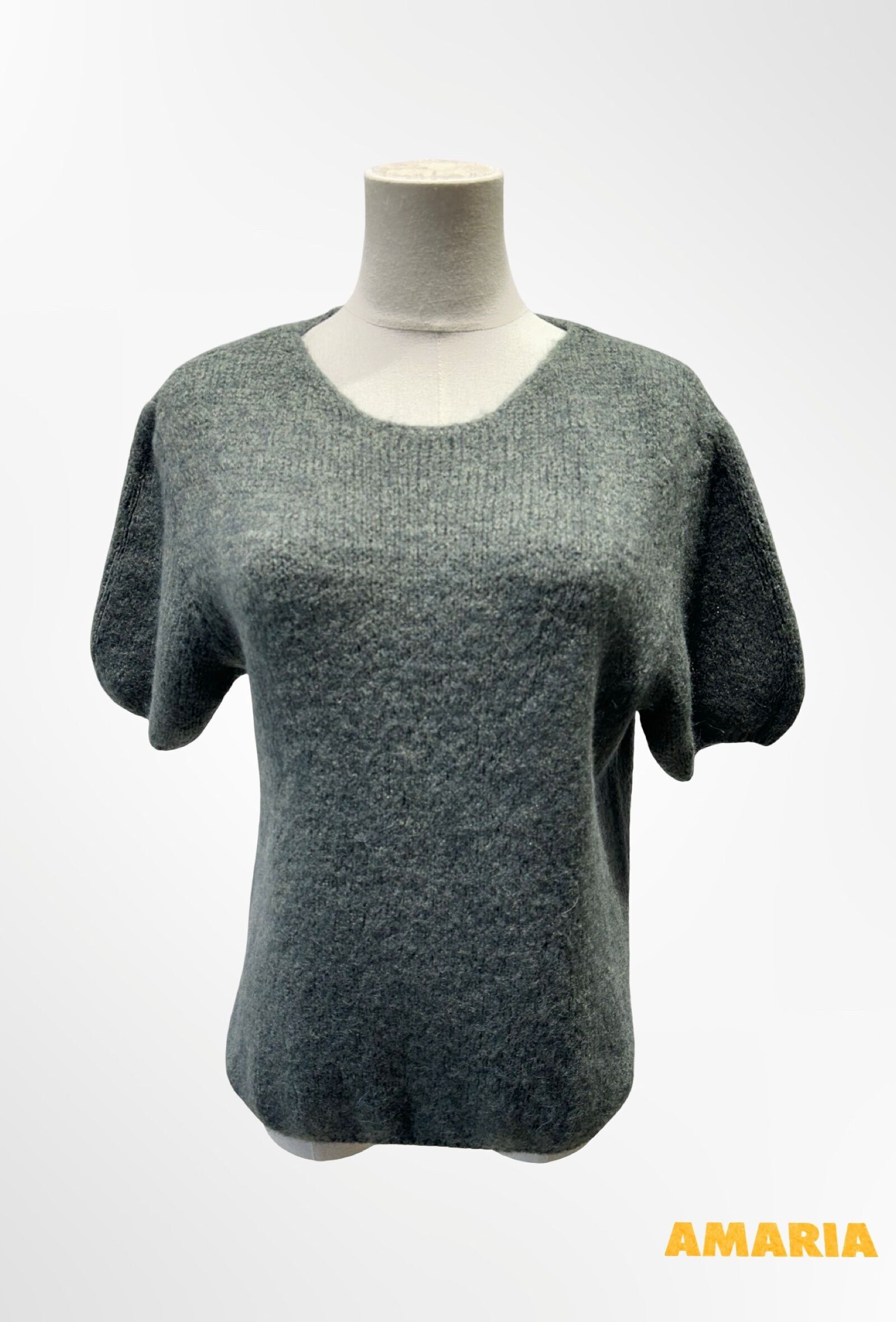 Suéter de manga corta y cuello redondo - ALPACA - 10275