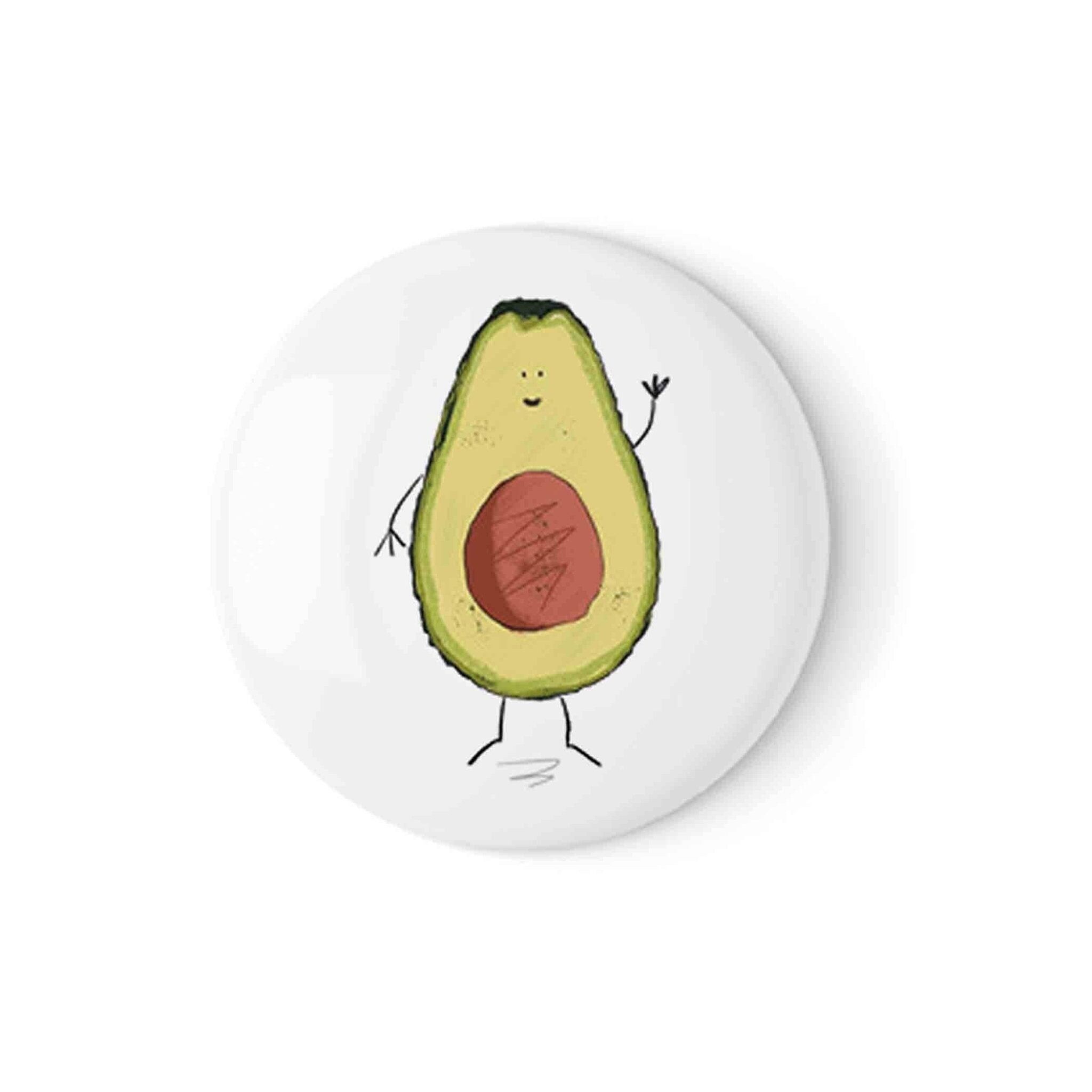 Avocado-Button-Abzeichen