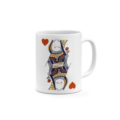 Tazza in ceramica Regina di Cuori