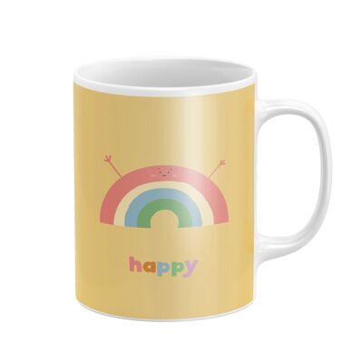 Tazza Happy Rainbow – Pastel Joy di Richard Darani