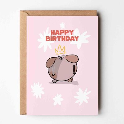 Biglietto di auguri di buon compleanno per la regina