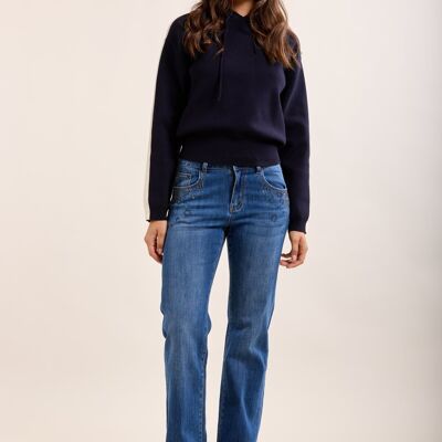 Toxik3 straight jeans with rhinestones