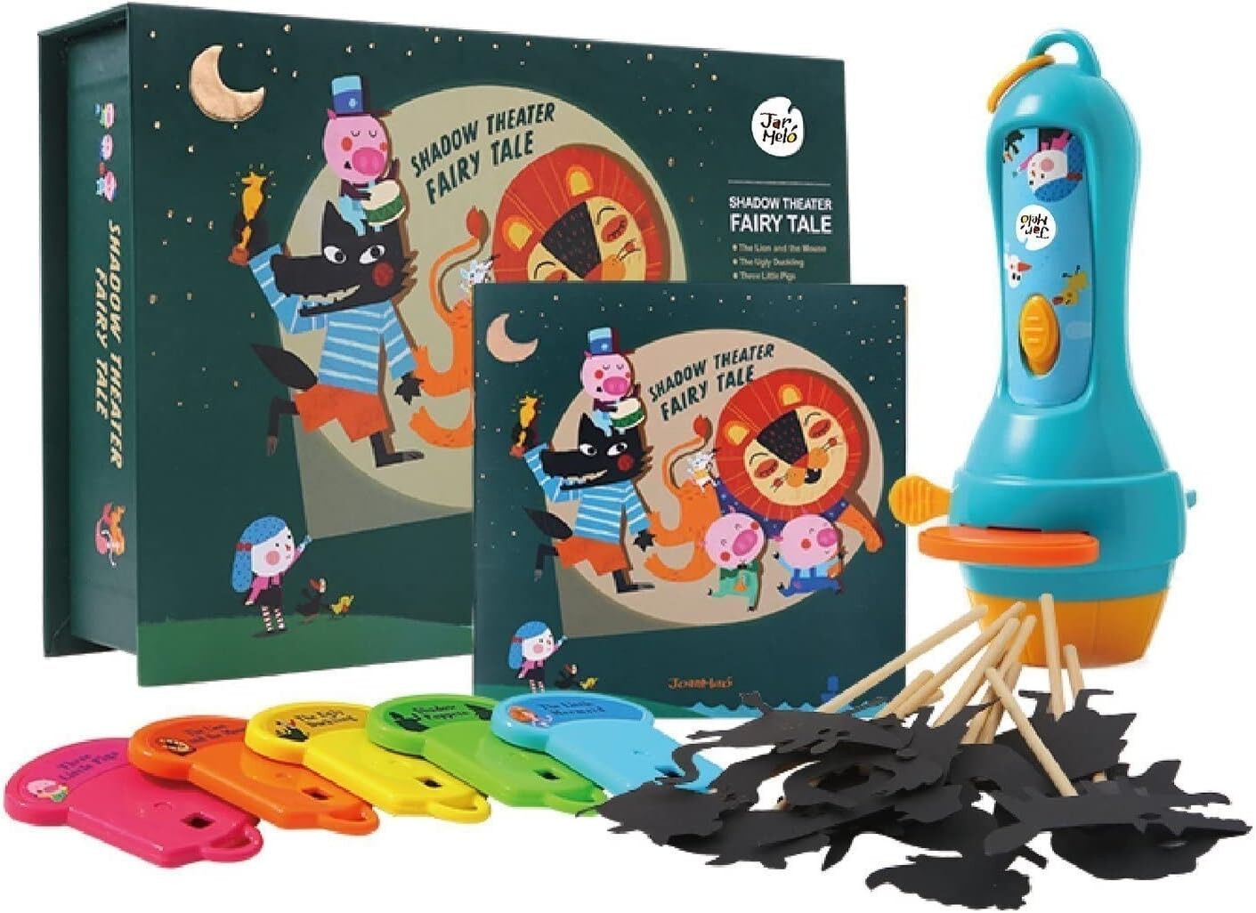 Torcia per proiezione di fiabe Teatro delle ombre