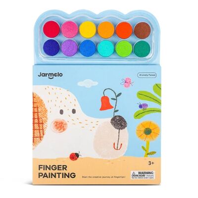 Creative book Finger painting Life in the forest