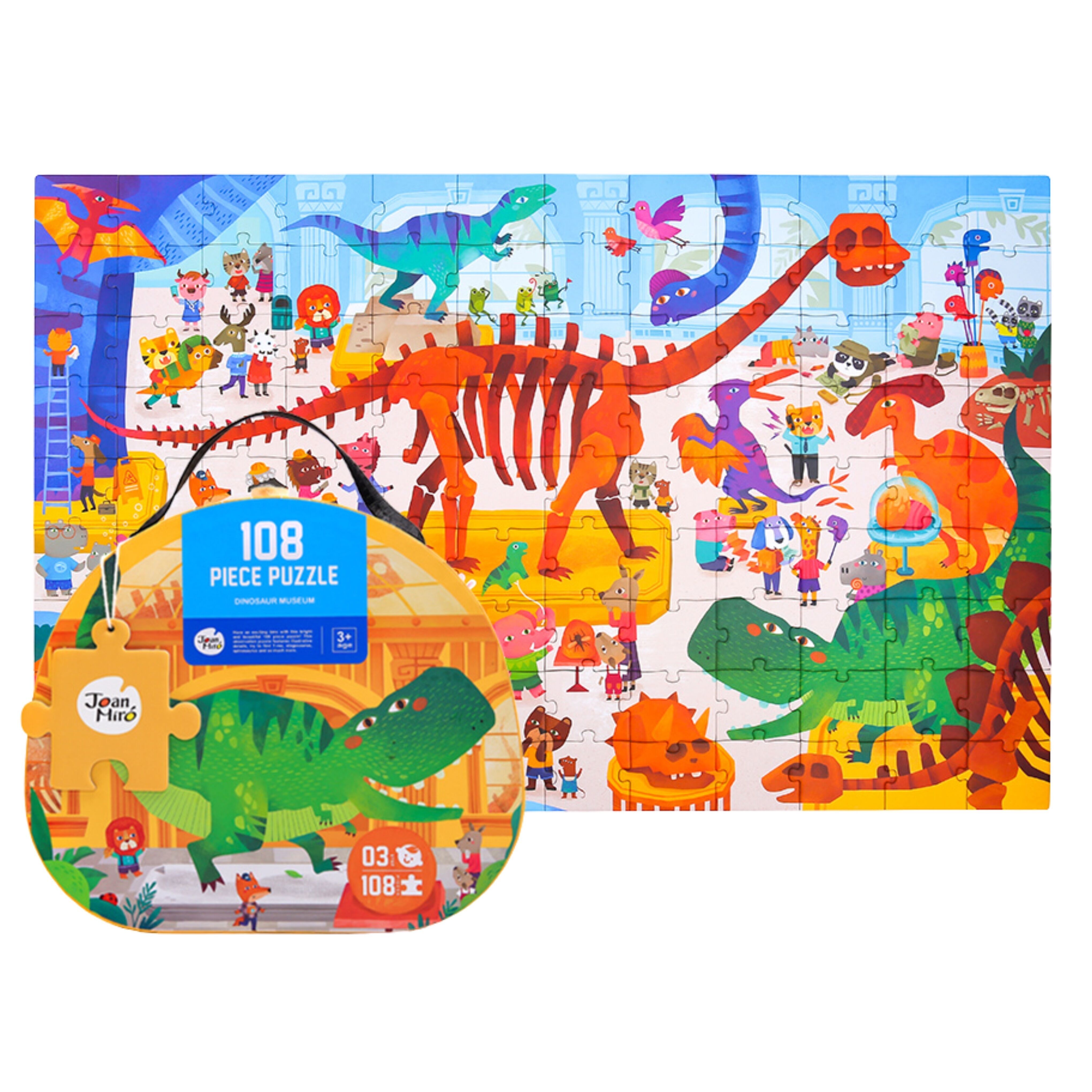 Puzzle Dinosauriermuseum 108 Teile