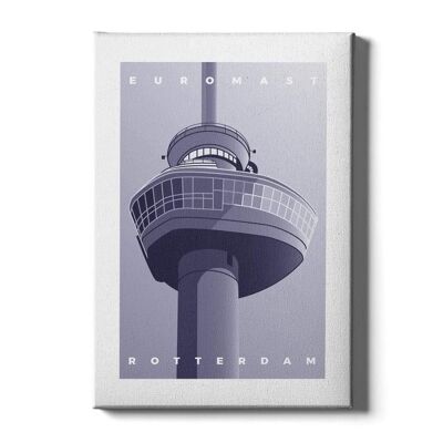 Euromast - Lienzo - 80 x 120 cm - Naranja