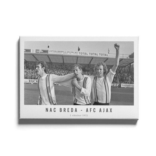 NAC Breda - AFC Ajax '72 - Canvas - 80 x 120 cm