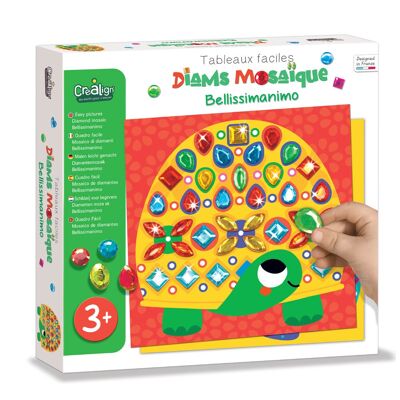 Creative box for children, Diams mosaic "Bellissimanimo"