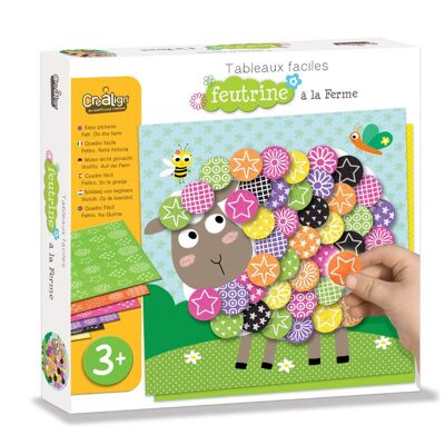 Creative box for children, Felt "On the farm"
