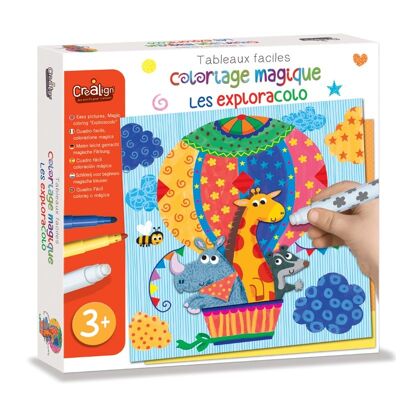 Creative box for children, Magic coloring, Les Exploracolo