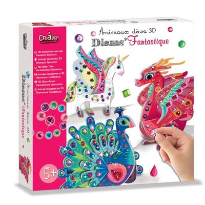 Creative box for children, 3D decorative animals "Fantastic Diams"