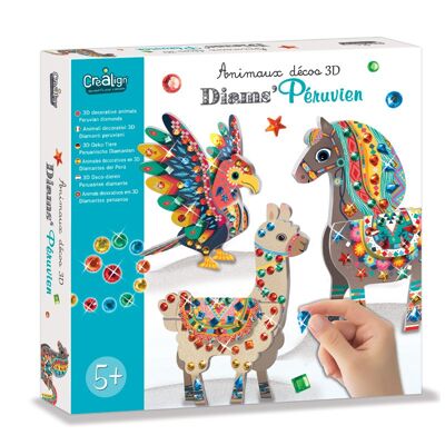 3D decorative animals "Peruvian Diams"
