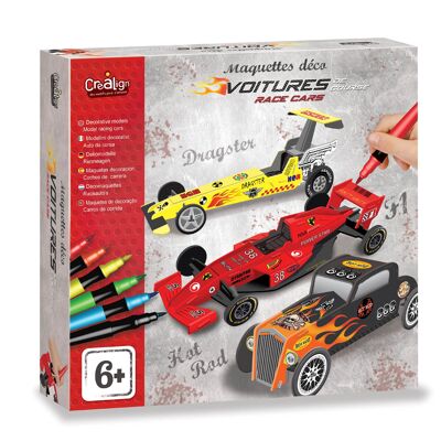 Creative set for children, Decorative models "Race cars"