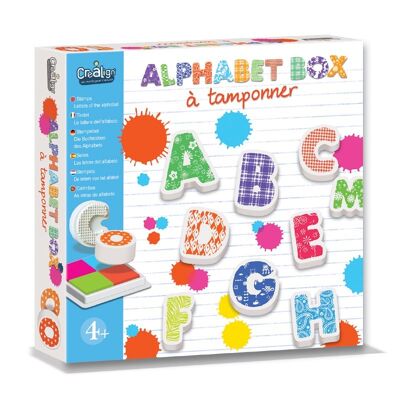 Alphabet-Box-Stempel