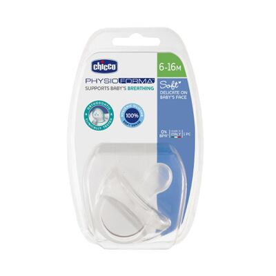 Ciuccio Chicco Physioforma in silicone 6-16 mesi 1 unità