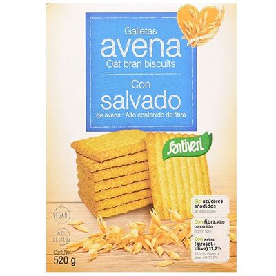 Santiveri Galletas Salvado Avena 520g