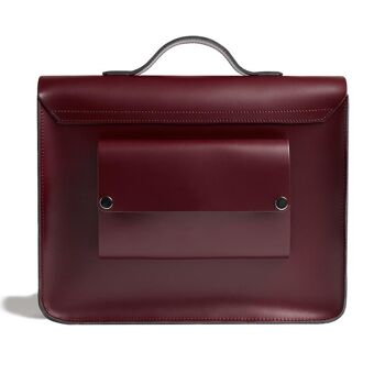 Sac de vélo rouge Oxblood Satchel 2