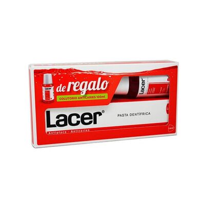 Dentifricio Lacer 225 ml + collutorio 100 ml