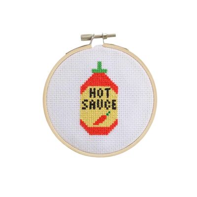 Kit punto croce salsa piccante