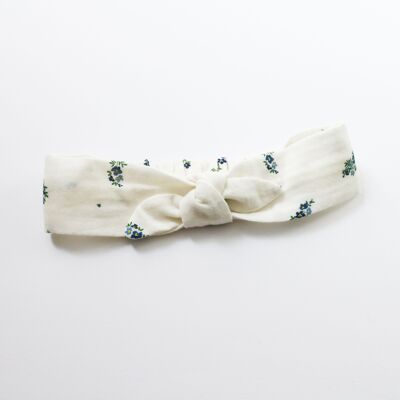 DIADEMA DE FLORES AZULES