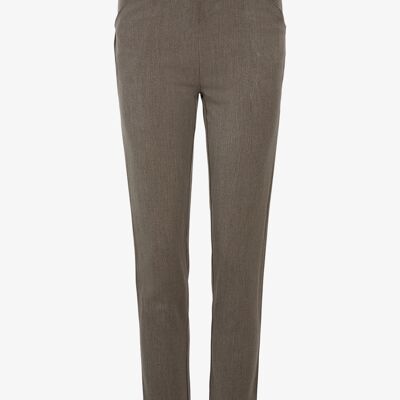 Pantaloni Jockey Gabardine Taupe