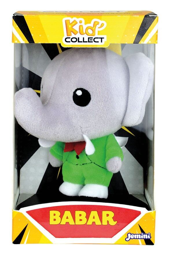 Peluche BABAR de 13 cm de la colección infantil